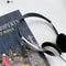 Retro Personality Headset Stylish Over Ear Blue Black Fashion Headphones 2