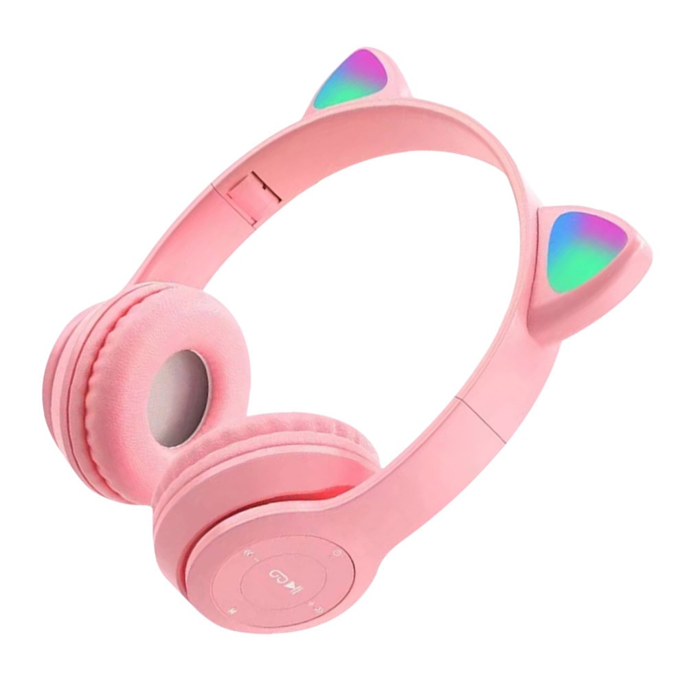 Wireless Cat Ear Headphones With Bluetooth Stereo Bass For Sports Gaming 1