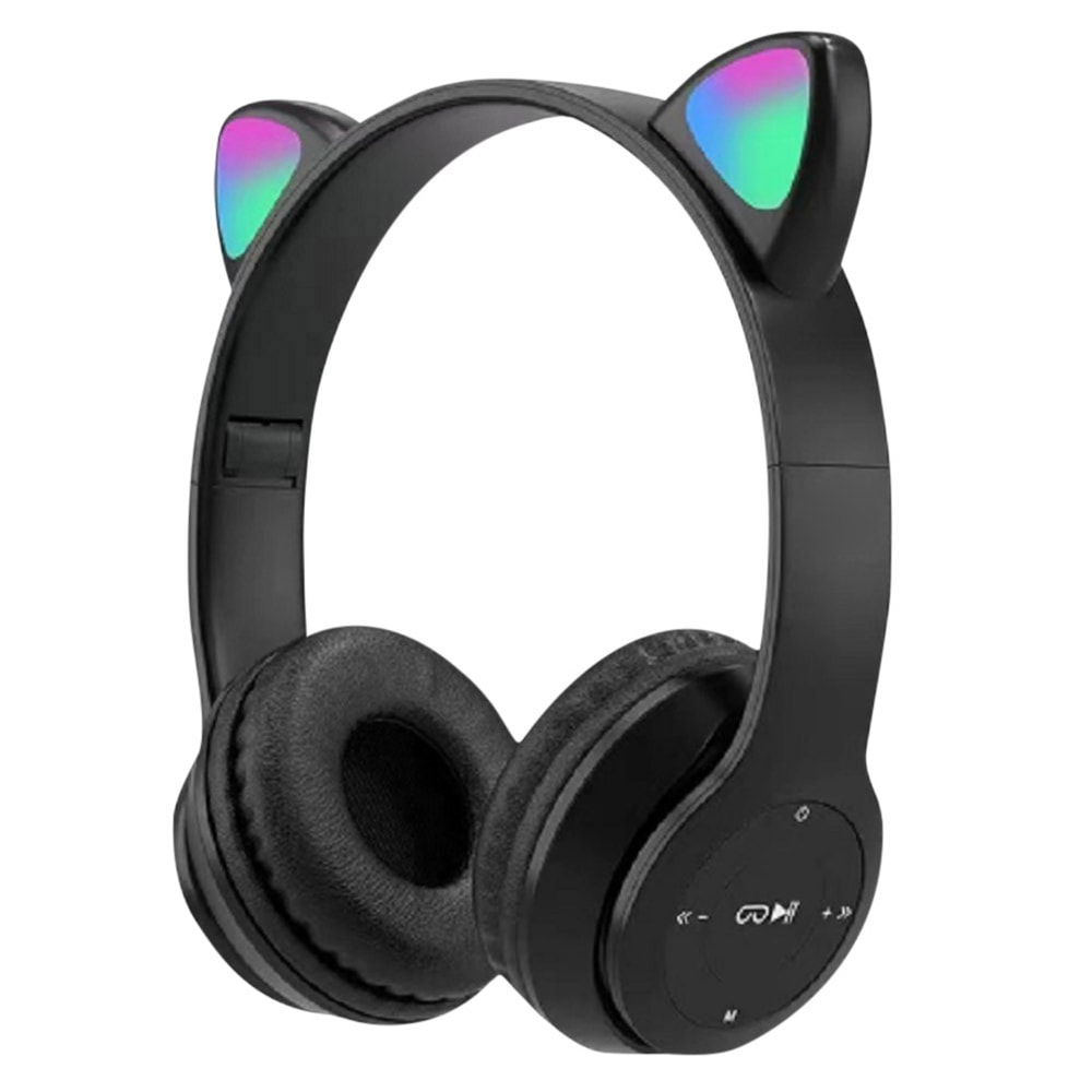 Wireless Cat Ear Headphones With Bluetooth Stereo Bass For Sports Gaming 4