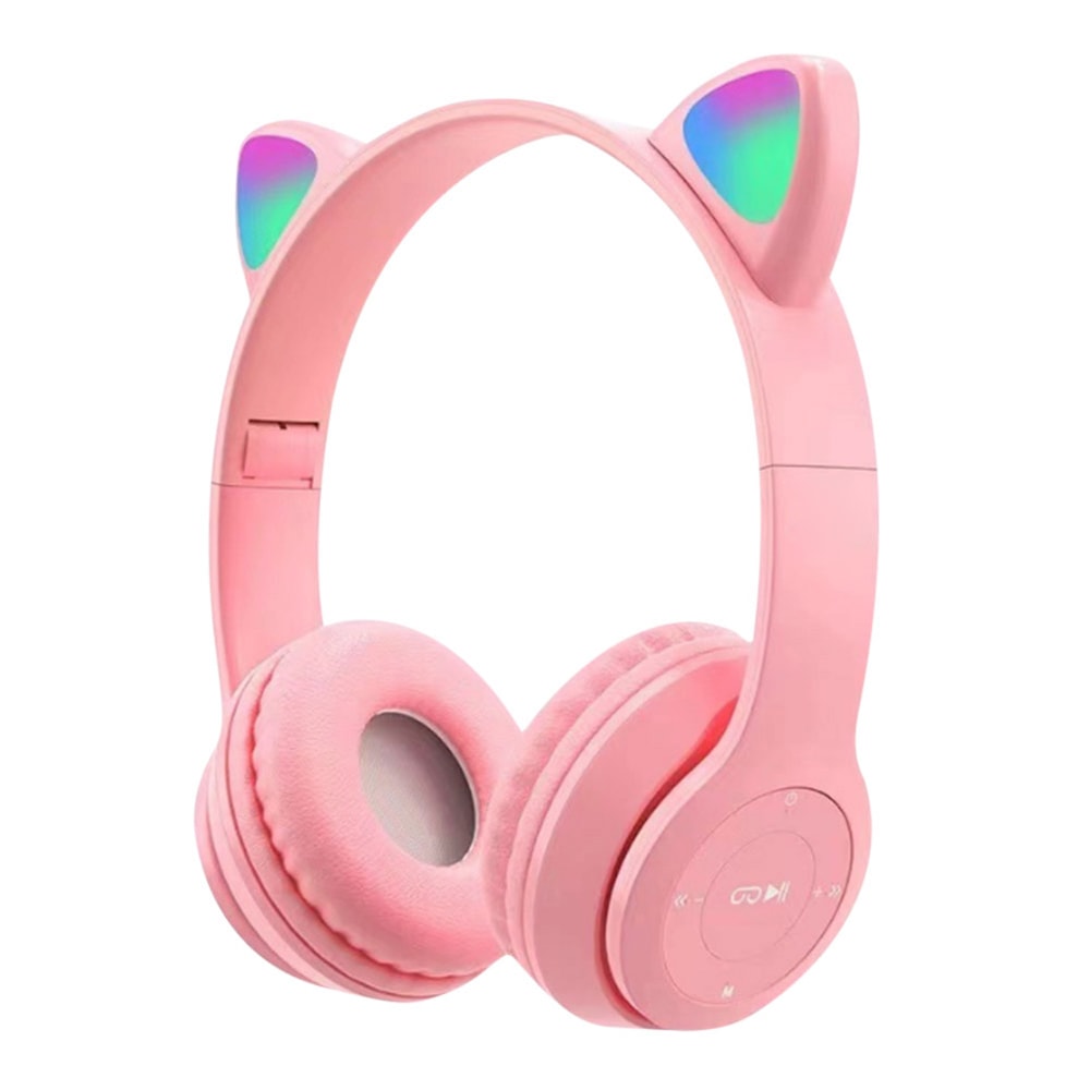 Wireless Cat Ear Headphones With Bluetooth Stereo Bass For Sports Gaming 8