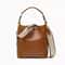Fashionable Style Drawstring Bucket Bag For Women Portable Brown Crossbody Bag 4