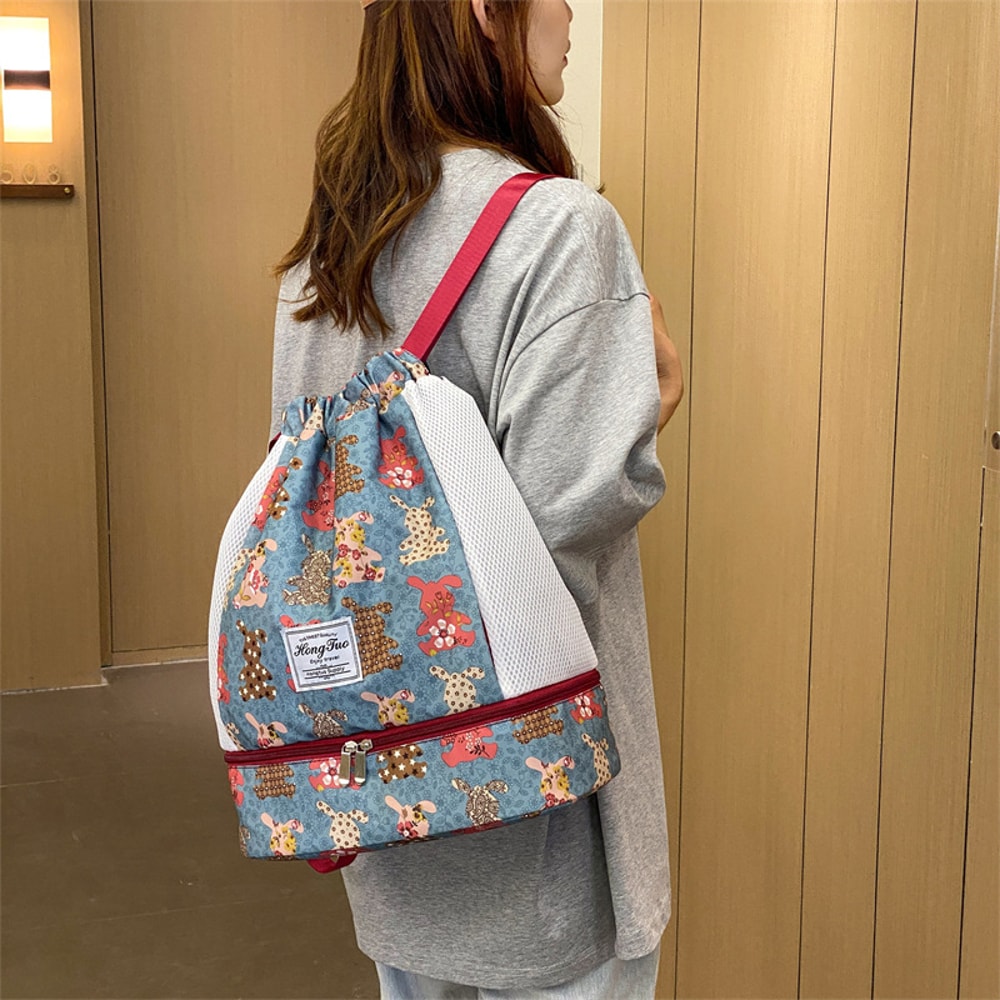 Waterproof Fitness Bag With Dry Wet Separation Sports Equipment Backpack For Women 2