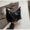 Chic Patent Leather Shoulder Bag For Women Summer Underarm Crossbody Bag With Chain Soft Square Sha 7