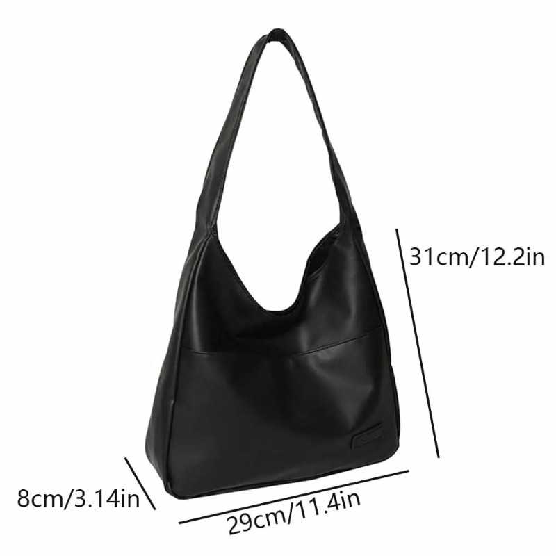Stylish Minimalist Retro Shoulder Bag For Women Large Capacity Tote Handbag Casual Commuting Access 3