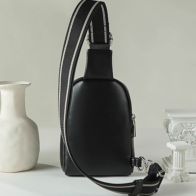 Versatile Soft Leather Crossbody Waist Bag for Women Stylish Compact and Practical Mobile Phone Holder