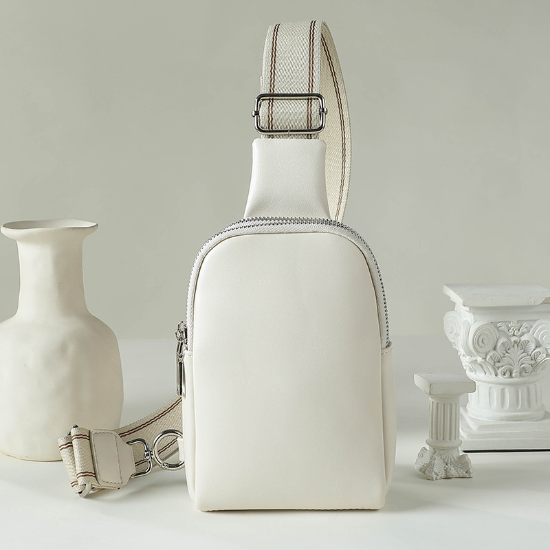 Versatile Soft Leather Crossbody Waist Bag for Women Stylish Compact and Practical Mobile Phone Holder