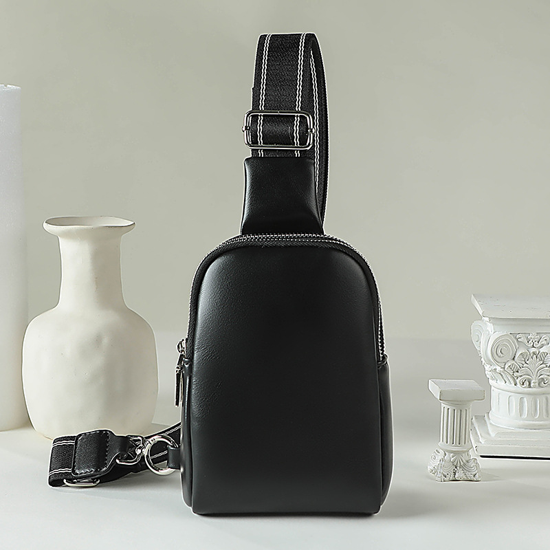 Versatile Soft Leather Crossbody Waist Bag for Women Stylish Compact and Practical Mobile Phone Holder