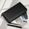 Fashion Simple Black Long Wallet Multi Card Large Capacity Portable Cell Phone Wallet 3