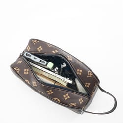 retro commuter clutch bag fashionable & portable business tote with large capacity for travel & phone