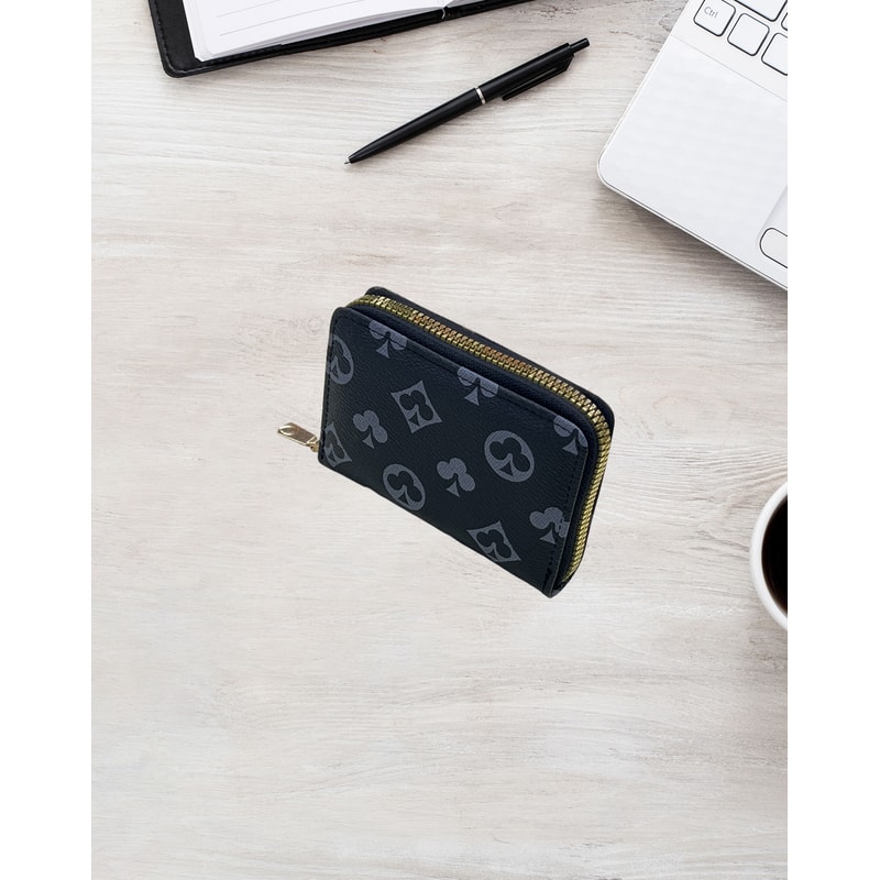 Fashion Womens Card Holder With Zipper Portable Mini Wallet For Women Multi Slot Coin Purse Card Ca 2