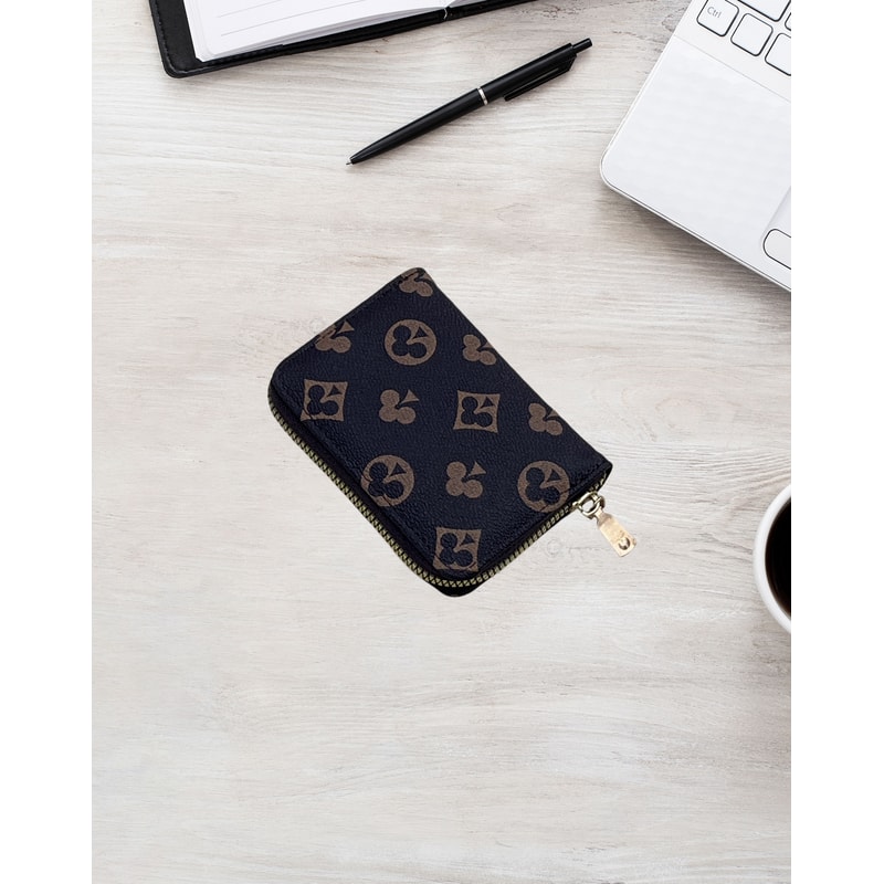 Fashion Womens Card Holder With Zipper Portable Mini Wallet For Women Multi Slot Coin Purse Card Ca 4