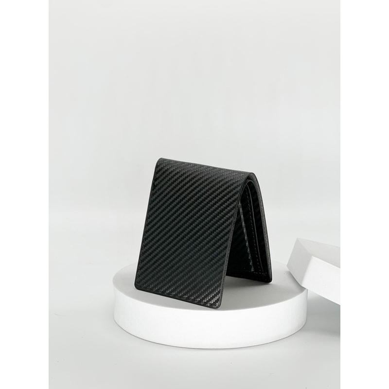 Fashion Trend Business Casual Carbon Fiber Mens Wallet With Card Slot 1