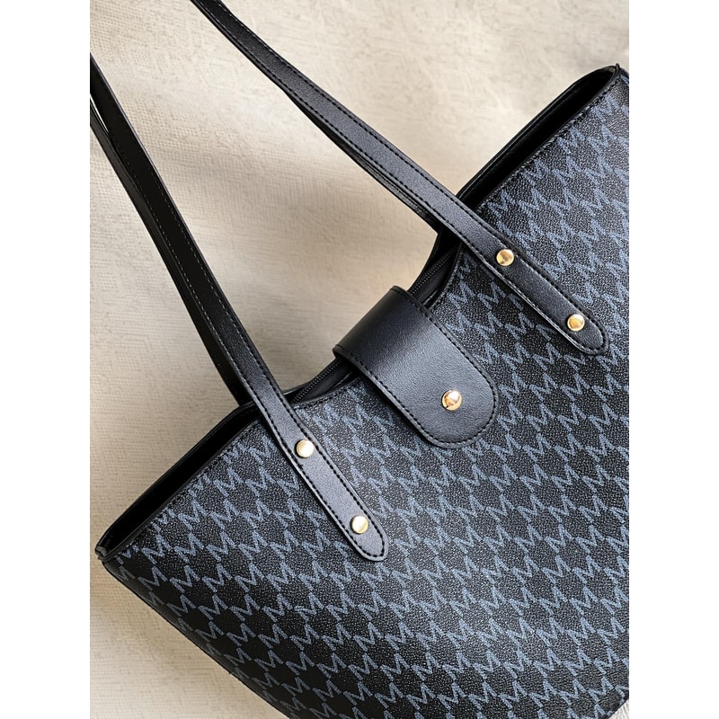 Large Capacity Fashion Tote Bag Stylish Portable Zippered Shoulder Sling for Women Ideal Gift for All Occasions