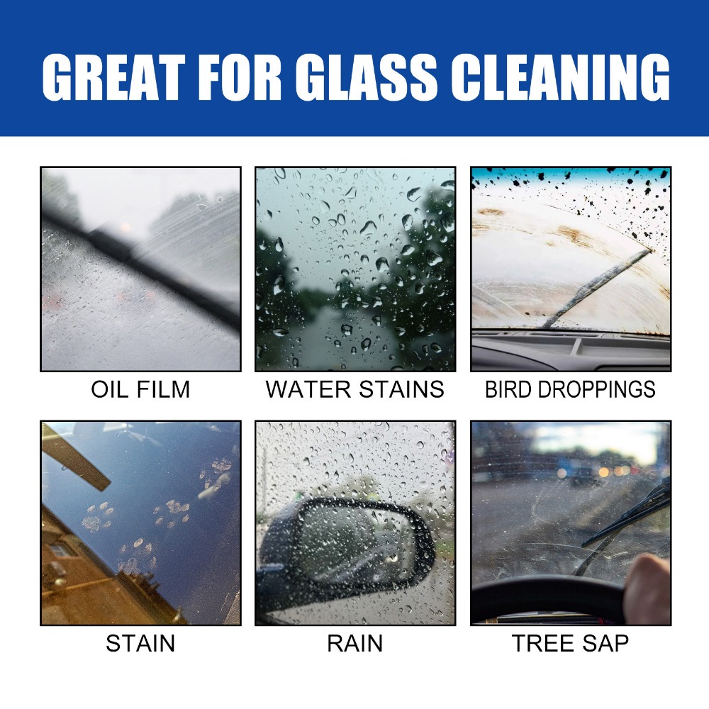 Car Glass Film Removing Paste Waterproof Anti Fog Cleaner for Auto Windshields
