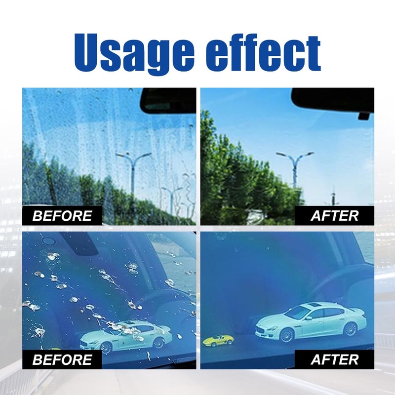 Car Glass Film Removing Paste Waterproof Anti Fog Cleaner for Auto Windshields