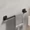 Self Adhesive Bathroom Towel Rack White Black Towel Holder For Effortless Installation 5