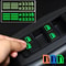 Glow Night Car Window Switch Stickers Luminous Interior Button Decals For Easy Night Driving 1