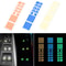 Glow Night Car Window Switch Stickers Luminous Interior Button Decals For Easy Night Driving 2