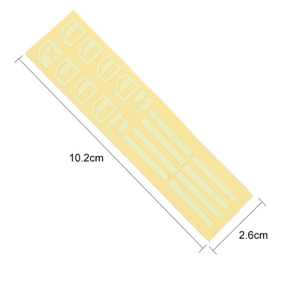 Glow Night Car Window Switch Stickers Luminous Interior Button Decals For Easy Night Driving 5