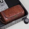 Leather Toiletry Bag Hanging Travel Dopp Kit Organizer 3
