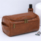 Leather Toiletry Bag Hanging Travel Dopp Kit Organizer 7