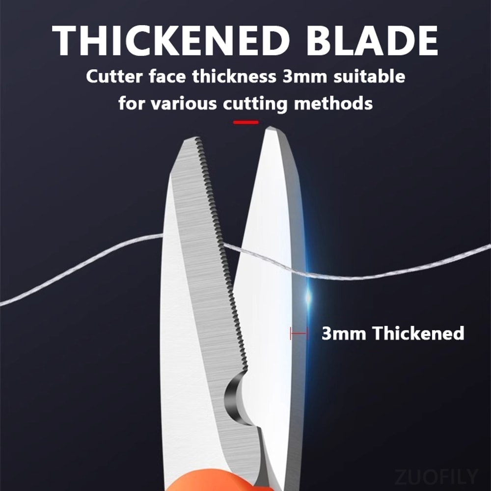 Stainless Steel Fishing Line Scissors Braided Line Cutter Portable Fishing Tool for Anglers