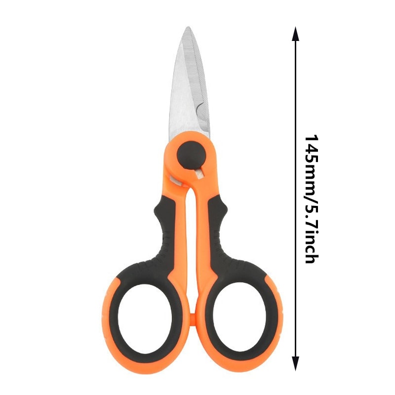 Stainless Steel Fishing Line Scissors Braided Line Cutter Portable Fishing Tool for Anglers