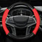Universal Car Steering Wheel Cover Carbon Fiber Leather Anti Slip Three Dimensional Stylish & Durable Car Accessory