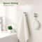 Heavy Duty Self Adhesive Towel Rack Waterproof Wall Hook No Drilling Required 2