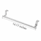 Stainless Steel Over Cabinet Towel Rack Punch Free Hanging Storage Organizer 8
