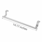 Stainless Steel Over Cabinet Towel Rack Punch Free Hanging Storage Organizer 8