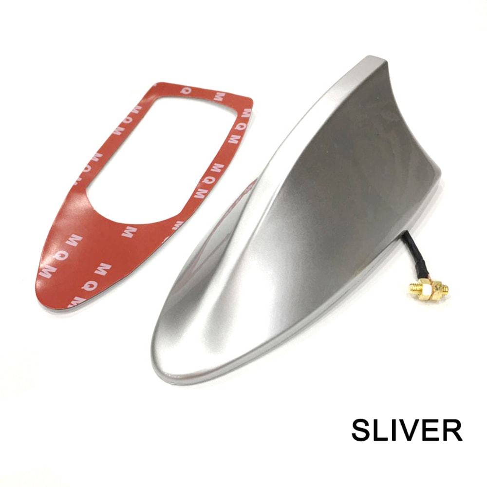 Car Shark Fin Antenna Cover Stylish Replacement For Radio Signal Aerial Roof Exterior Decoration 11