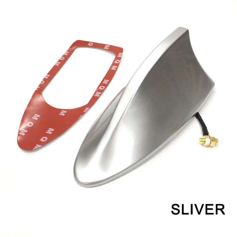 Car Shark Fin Antenna Cover Stylish Replacement For Radio Signal Aerial Roof Exterior Decoration 11