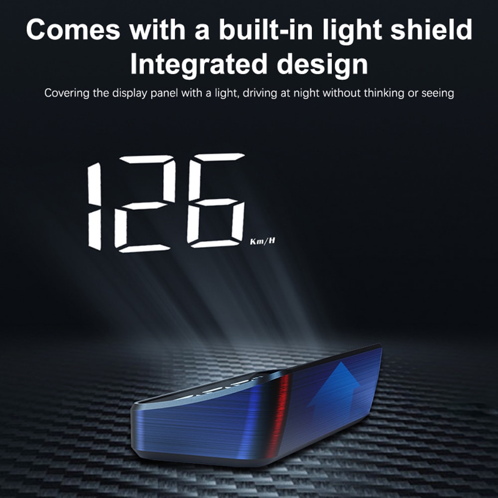 Car Speedometer HUD Digital Speed Meter GPS Head Up Display for Vehicles