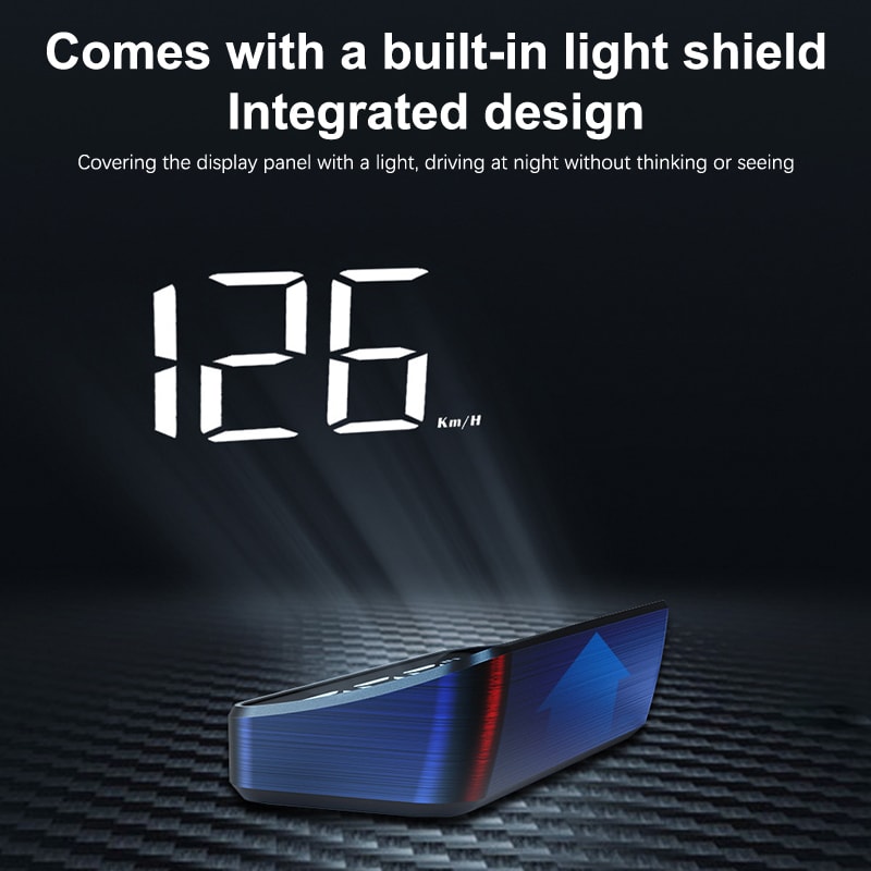 Car Speedometer HUD Digital Speed Meter GPS Head Up Display for Vehicles