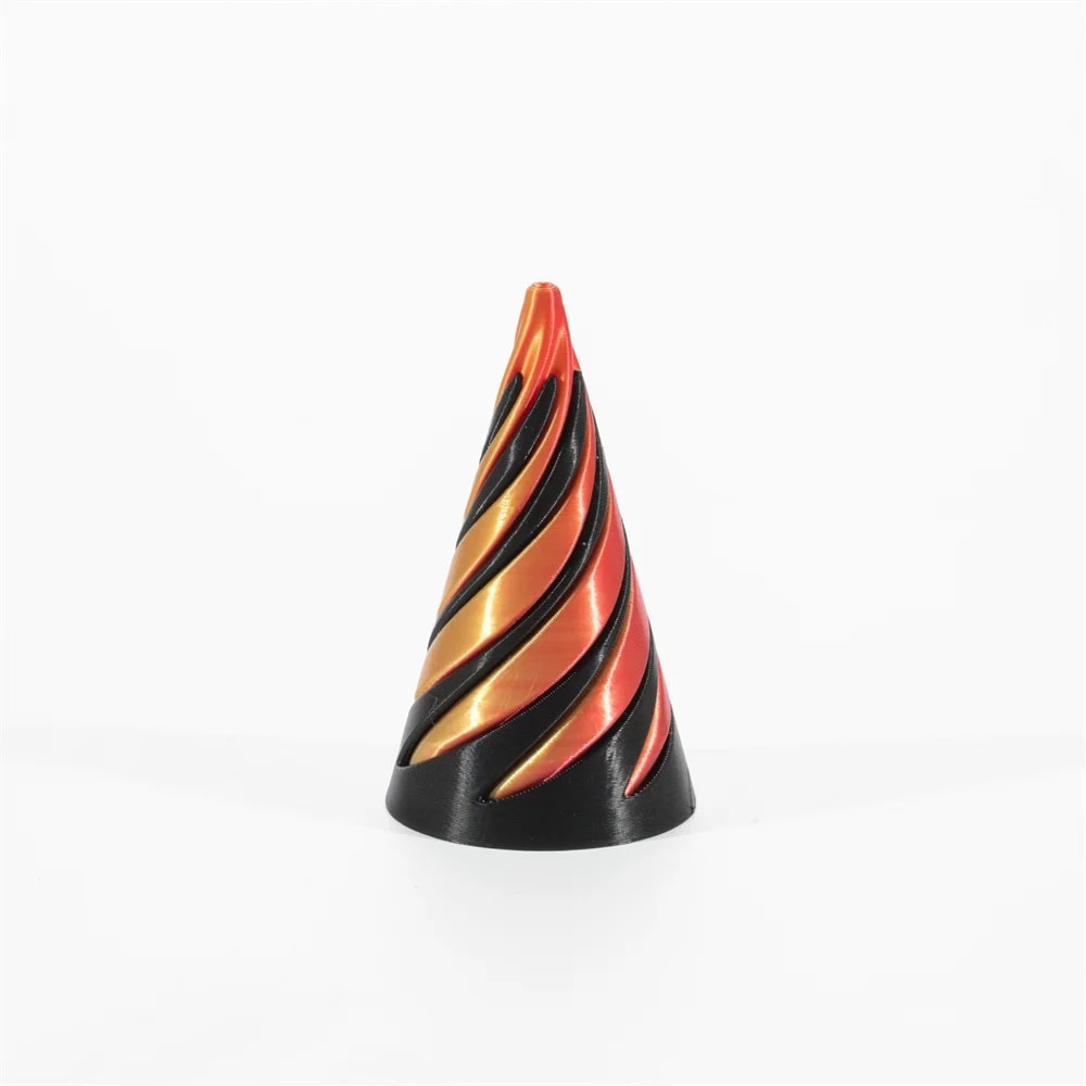 Spiral Cone Toy Impossible Pyramid Vortex Illusion Sculpture Pass Through Puzzle 6