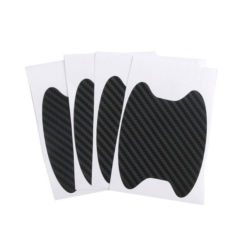 Car Door Sticker Carbon Fiber Scratches Resistant Cover Auto Handle Protection Film for Exterior Styling