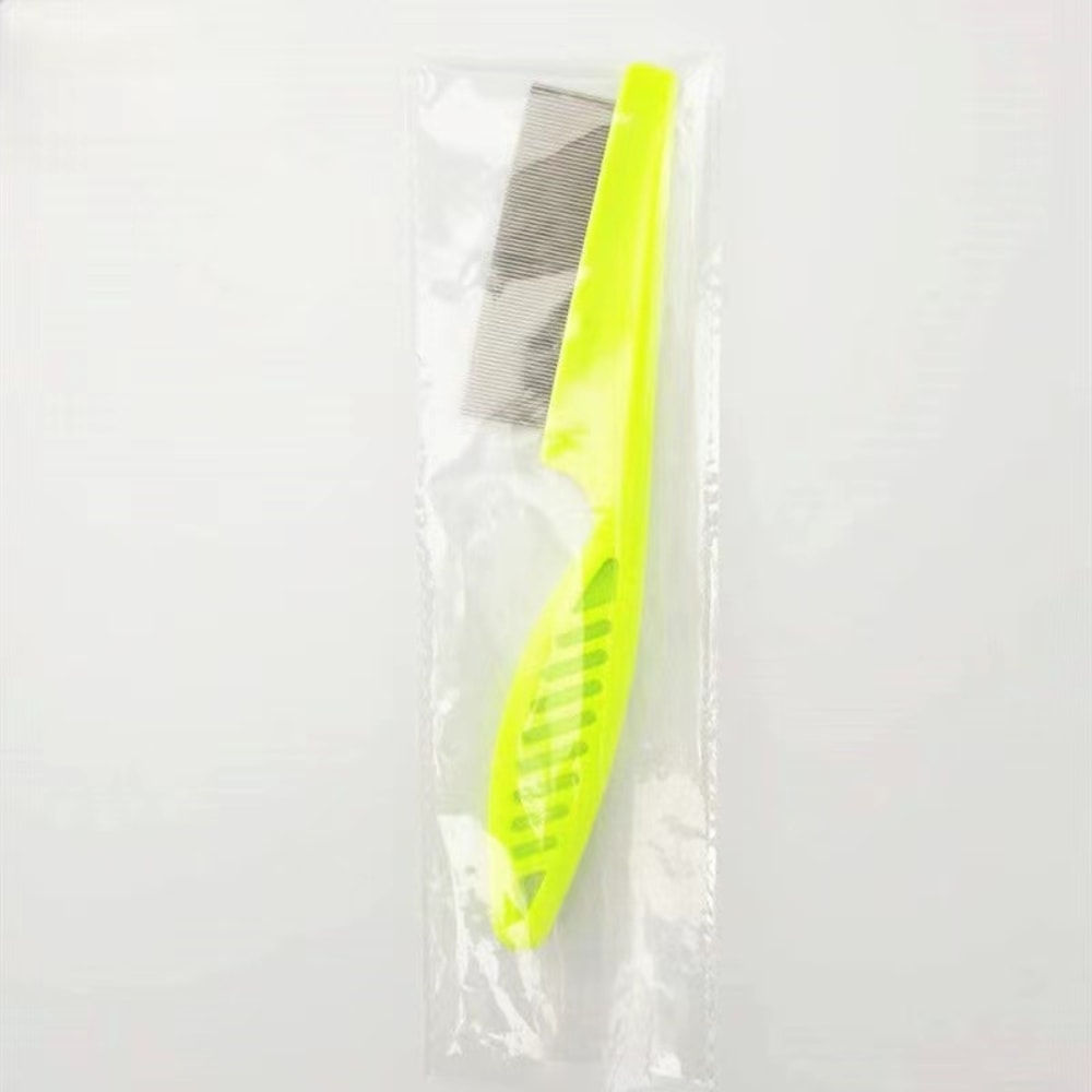 Pet Hair Shedding Comb Stainless Steel Flea Comb For Cat And Dog Grooming 7