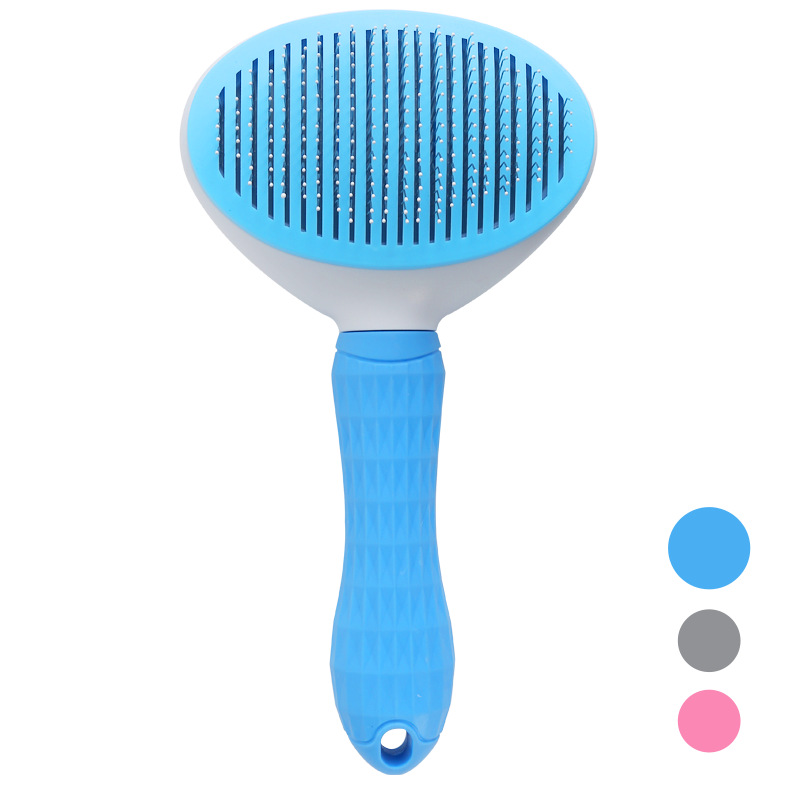 Self Cleaning Pet Hair Removal Comb For Cats And Dogs Grooming Brush Slicker For Effortless Hair R 7