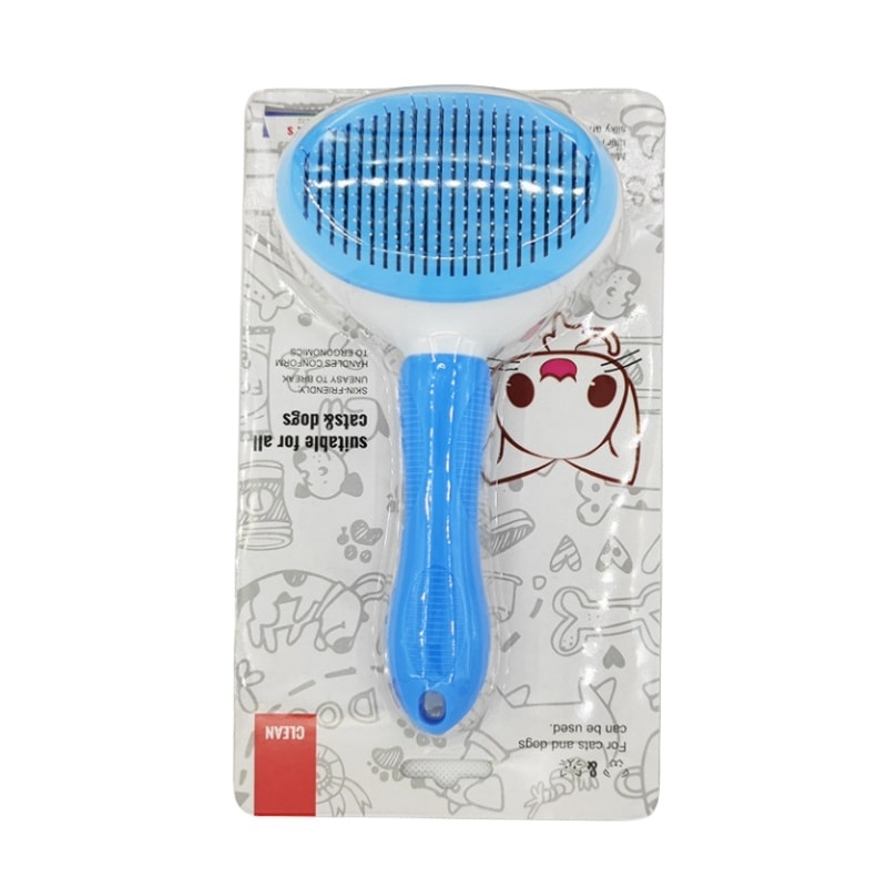 Self Cleaning Pet Hair Removal Comb For Cats And Dogs Grooming Brush Slicker For Effortless Hair R 10