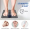 Electrical Muscle Stimulation Foot Massager Pad Microcurrent Foot Exercise Ion Detox Spa for Slimming and Relaxation