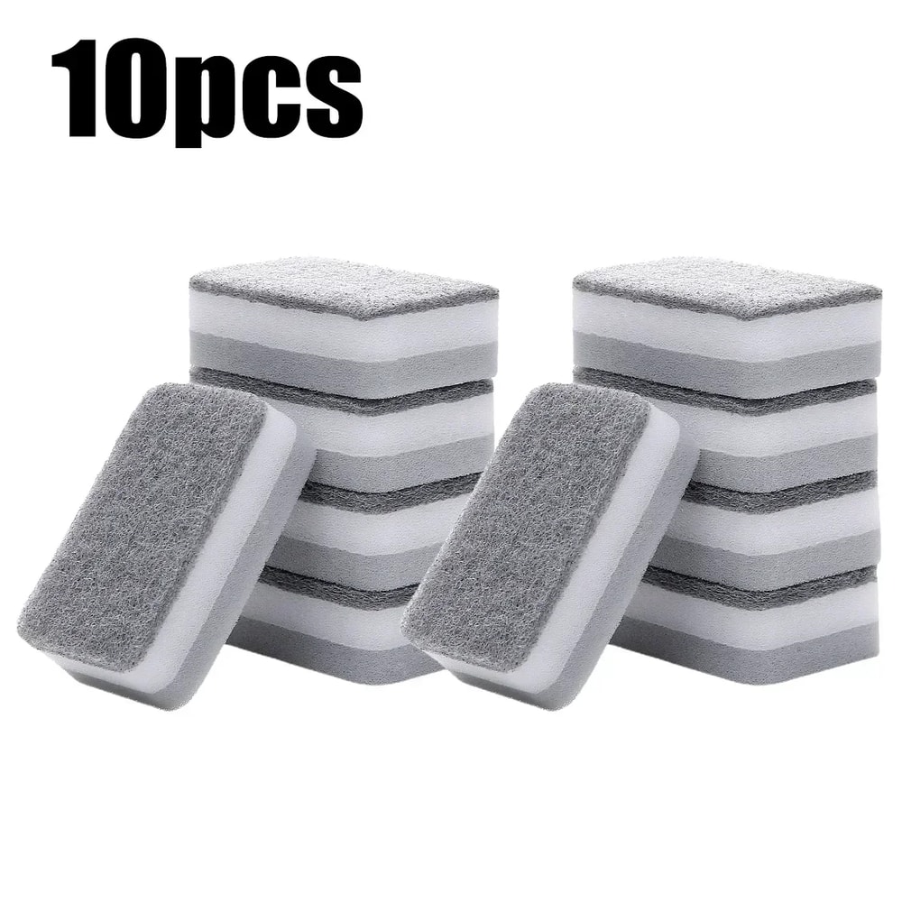 Magic Three Layers Cleaning Sponges Reusable Pan Pot Dishwashing Scouring Pads Household Kitchen Sp 6