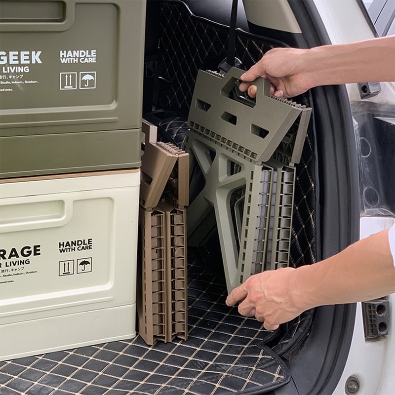 Portable Folding Stool High Load Bearing Durable Small Chair For Outdoor Use Ideal For Camping Hiki 3