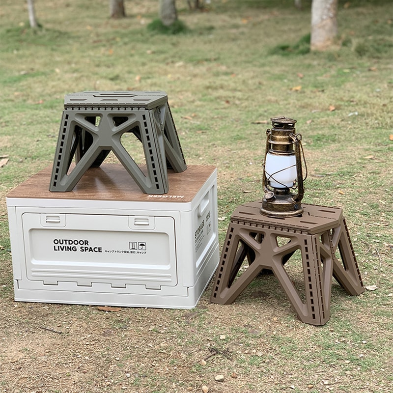 Portable Folding Stool High Load Bearing Durable Small Chair For Outdoor Use Ideal For Camping Hiki 5