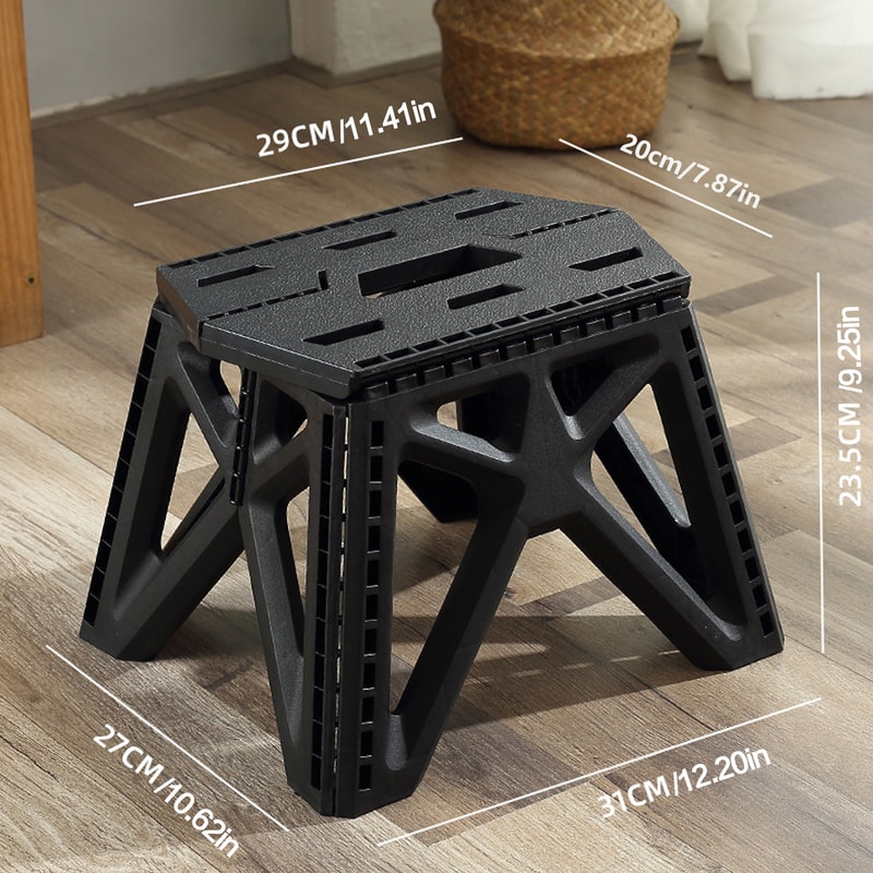 Portable Folding Stool High Load Bearing Durable Small Chair For Outdoor Use Ideal For Camping Hiki 9