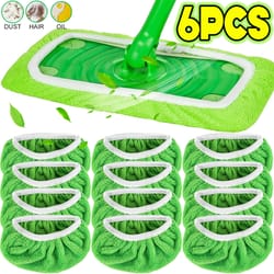 reusable microfiber mop pads for wet & dry cleaning green furniture & flooring replacement