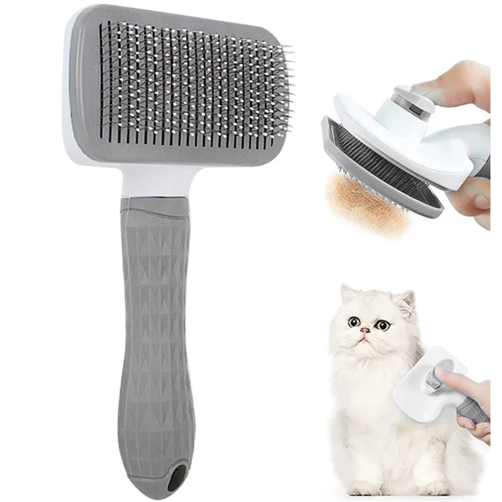 Dog Hair Remover Brush For Cats Dogs Grooming Comb For Long Hair Pet Care Removes Fur Bath Cleani 6