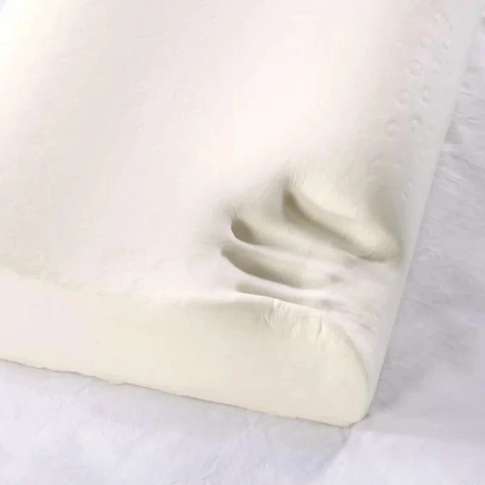 Bamboo Fiber Orthopedic Memory Foam Pillow For Neck Relief And Support 3