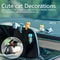 Cartoon Cat Dashboard Figurines Fun Car Pot And Screen Edge Decor 0