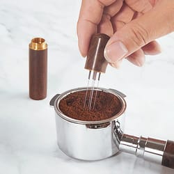 stainless steel needle distributor coffee tamper & espresso leveler perfect for professional baristas